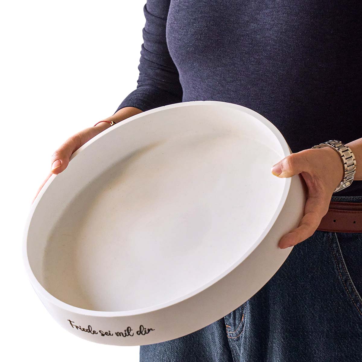 Coaster Mold Round - Recipiente de vela redondo de concreto,