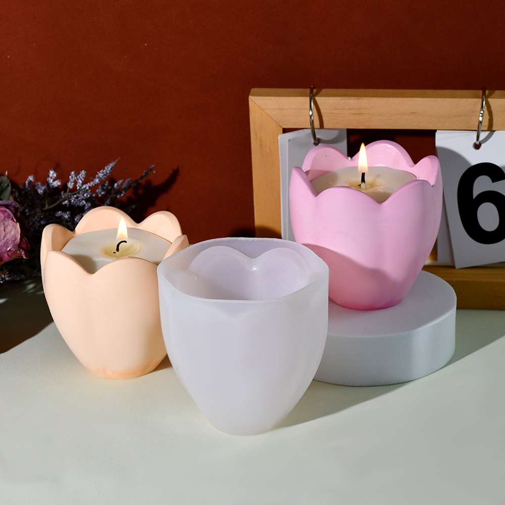 Suporte de vela de tulipa, mol - Flower Preservation Resin avaliação e preço