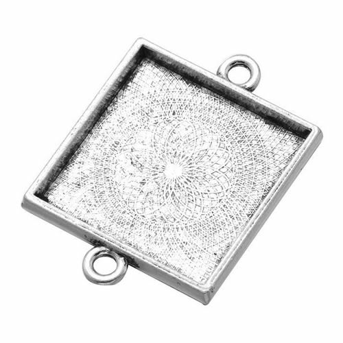 Onebeading-Quadrado Cabochões  - Bezels Set Pendant avaliação e preço