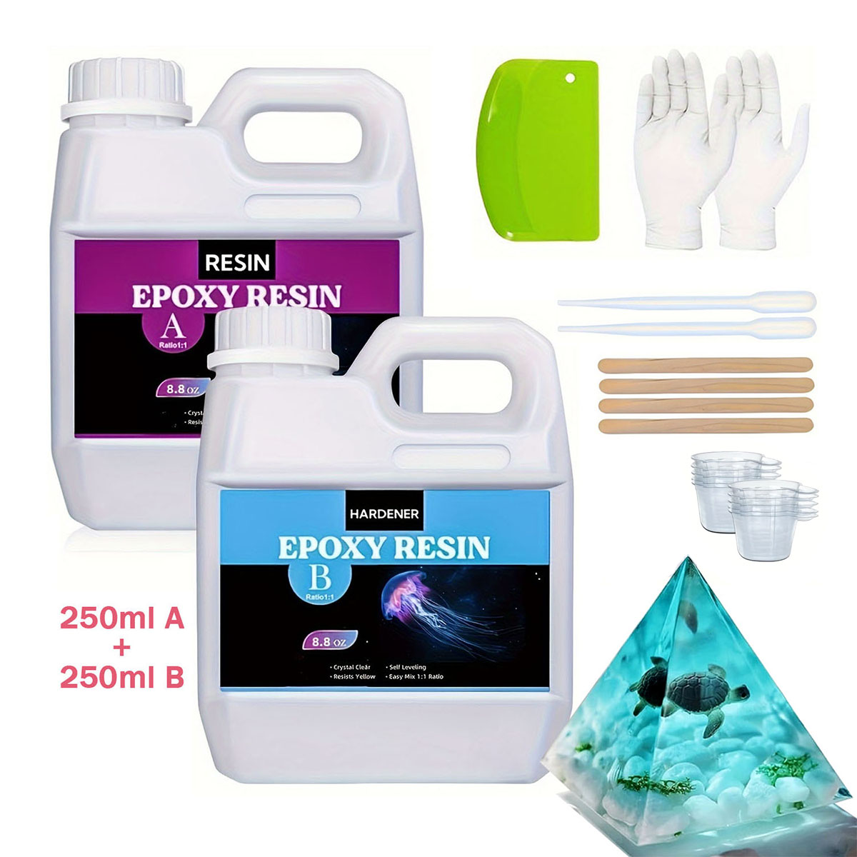 Kit de resina de fundição tran - Resin Jewelry Kit avaliação e preço