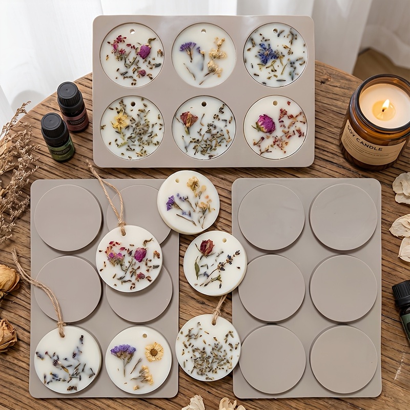 Molde de Silicone Redondo com  - Resin Craft Ideas avaliação e preço