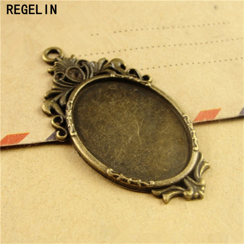 REGELIN-Antique Bronze Configu - Bezels Set Pendant avaliação e preço