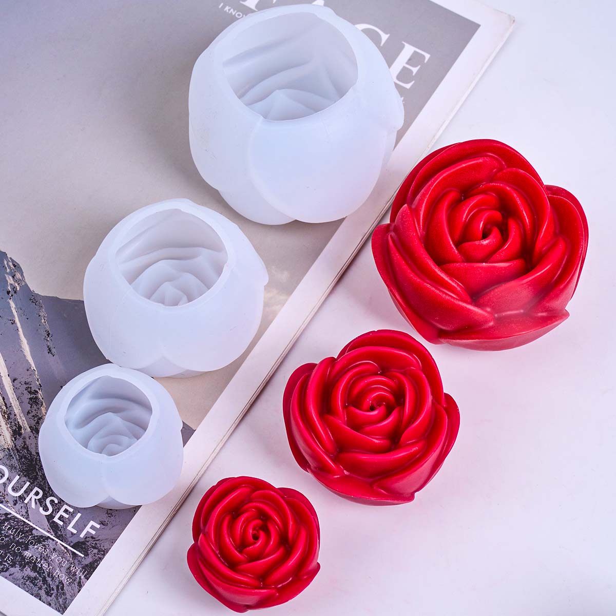 Molde de vela de silicone em f - Resin Craft Ideas avaliação e preço