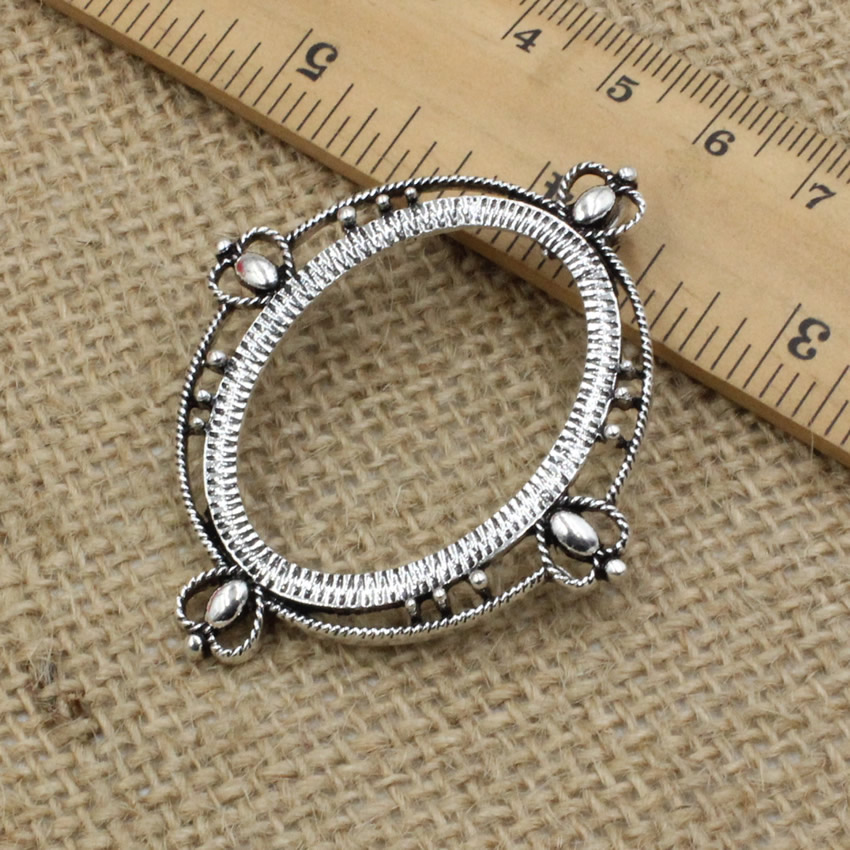 Cabchão oval de 30x40mm, moldu - Bezels Set Pendant avaliação e preço