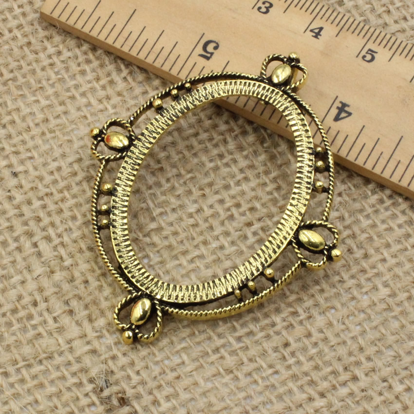 Cabchão oval de 30x40mm, moldu - Bezels Set Pendant avaliação e preço